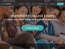 Tablet Screenshot of essayuniverse.org